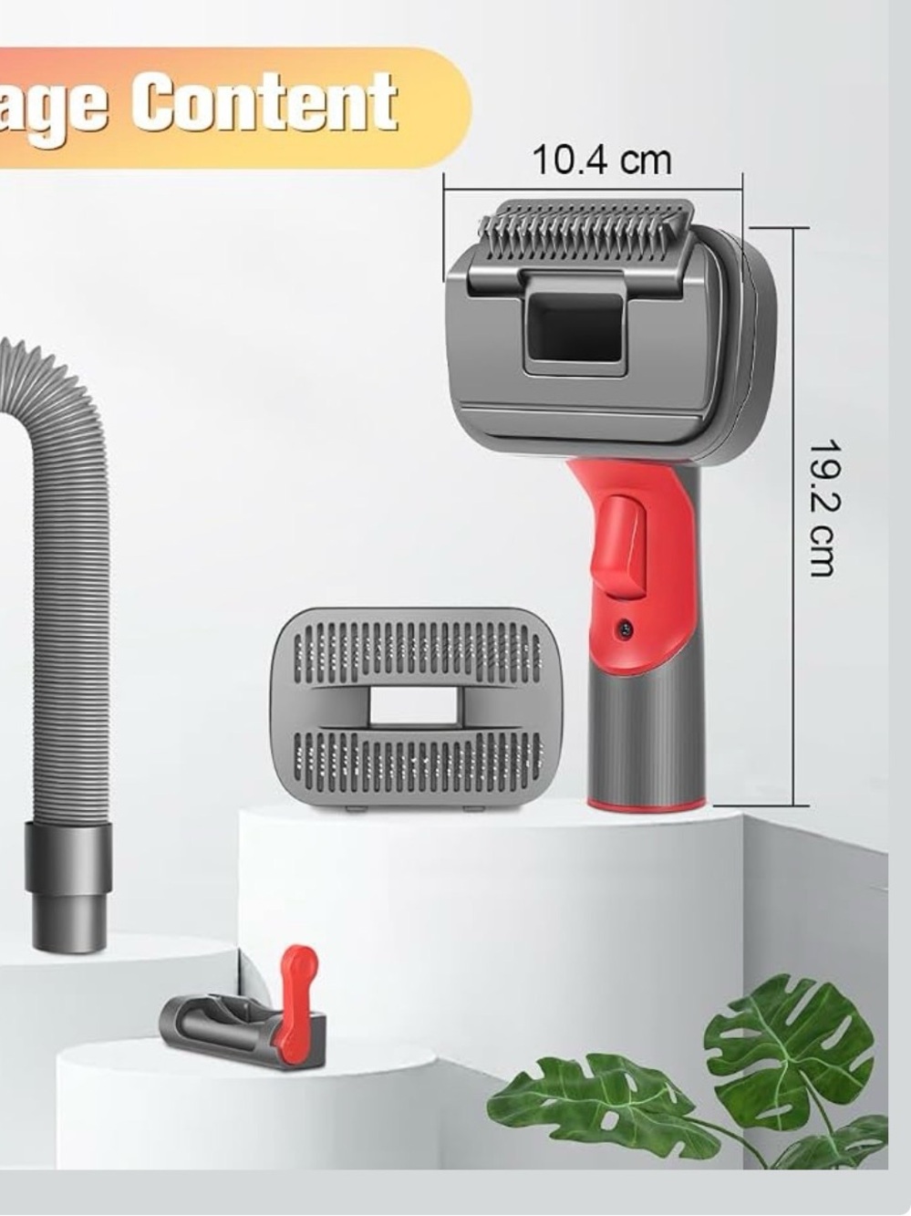 Pet Hair Remover Grooming Brush for dogs or cats works with Dyson